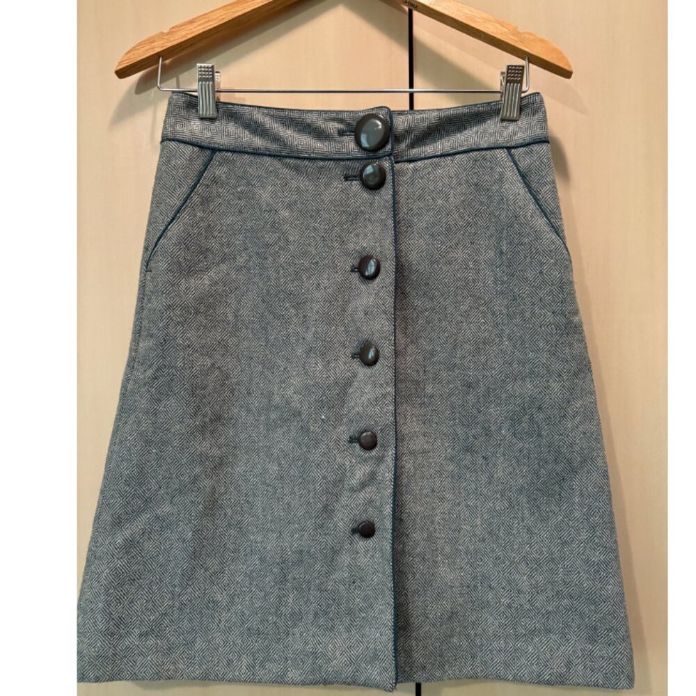 Wool Mini-Skirt